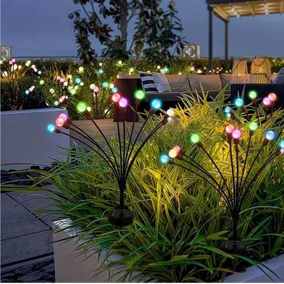 Multicolor LED Garden Stake Lights - Outdoor Party Lighting. This is for 4 - Picture 3 of 5